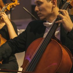 Victor playing Cello